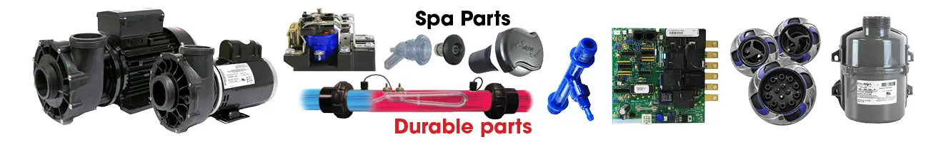 parts for sale like pumps, jets, heaters, and more