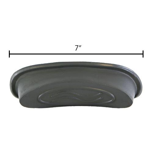 Hot tubs, spas replacement parts for sale – Pillow Neck Jet Insert - Charcoal - (Mod 995 Quad Blaster) - Dimensions - 7" x 2.5" 