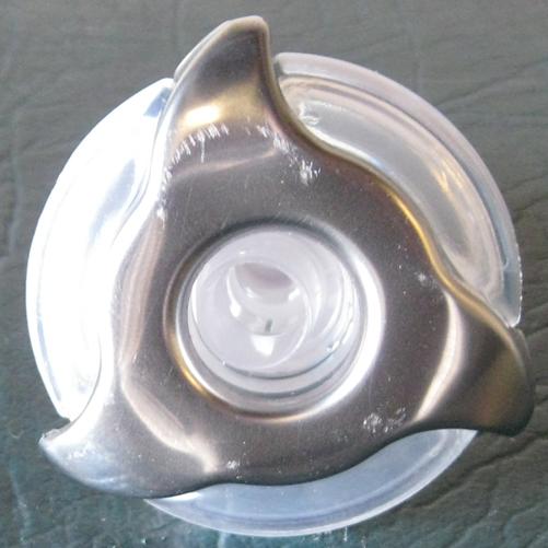 Quick Spa Parts - Hot Tub Jet Insert - Stainless 2" Clear Euro D, 100% Shut Off