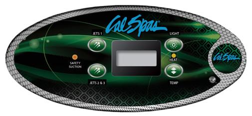 Quick Spa Parts - Hot Tub Control Panel Topside 407T - 2013