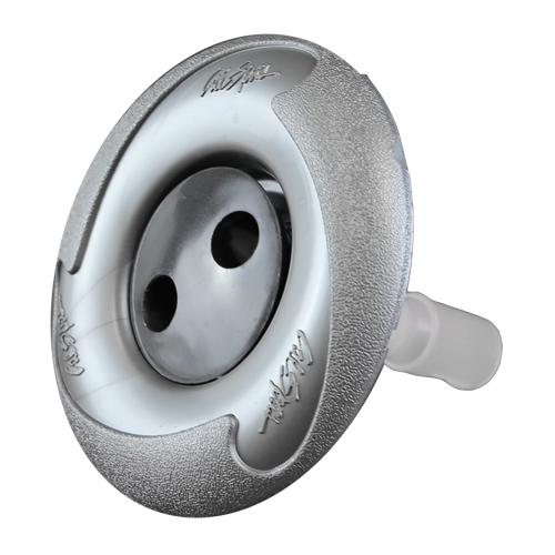 Quick Spa Parts - Hot Tub  Maxi Swirl (4.5”) : Maxi Swirl, Barrel Assembly Puck Swirl-LS - Platinum - Gray 