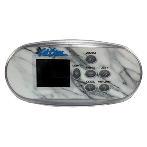 Quick Spa Parts - Hot Tub Control Panel Neo 1100 (Oval) Jet1, Light with Overlay