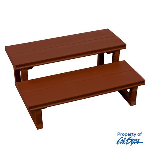 Quick Spa Parts - Hot Tub 2 Tier Step 30" - Mahogany