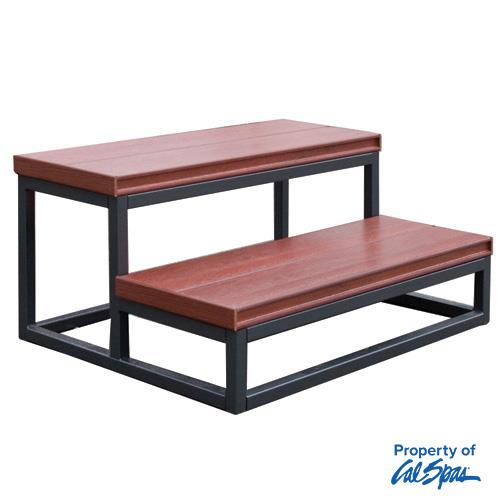 Quick Spa Parts - Hot Tub Cal Metro 30" Step - Mahogany