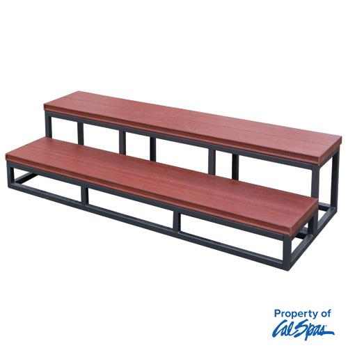 Quick Spa Parts - Hot Tub Cal Metro 60" Step Mahogany