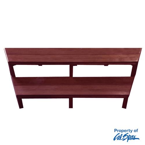 Quick Spa Parts - Hot Tub Step Angled Front 60" Preferred Mahogany