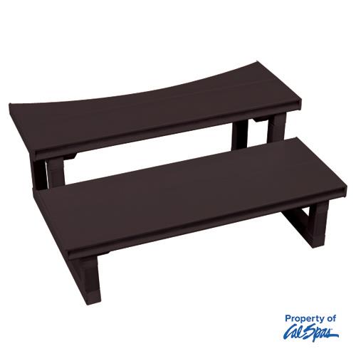 Quick Spa Parts - Hot Tub 2 Tier Round Step 30" - Smoke