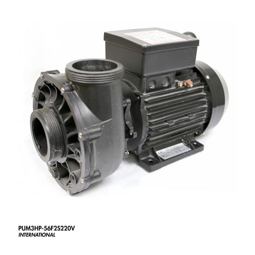 Quick Spa Parts - Hot Tub 3 Hp Swim Spa Pump 2 Speed 2.5 Inch In/Out 56 Frame 220 Volts 50 Hz