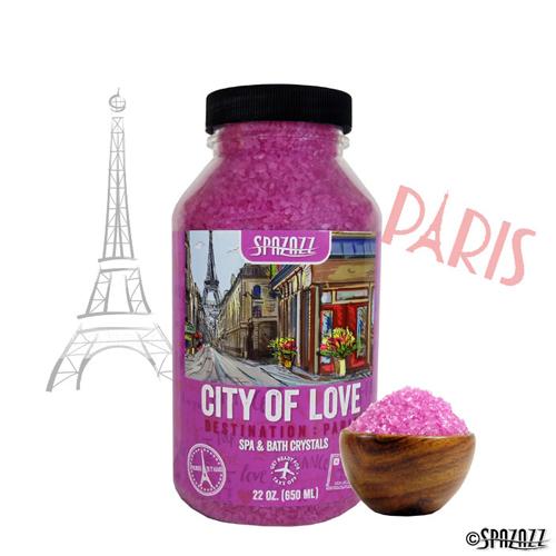 Quick Spa Parts - Hot Tub Aromatherapy Destination Crystals - Paris - City of Love (22 Oz)