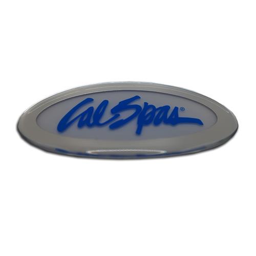 Quick Spa Parts - Hot Tub PILLOW CASCADE INSERT, Calspa Logo Blue w/Silver back ground dome (