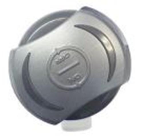 Quick Spa Parts - Hot Tub Graphite Gray Cap, SilverHandle; 3/4" Smooth Barb; 2-1/16" (25056-101-000)