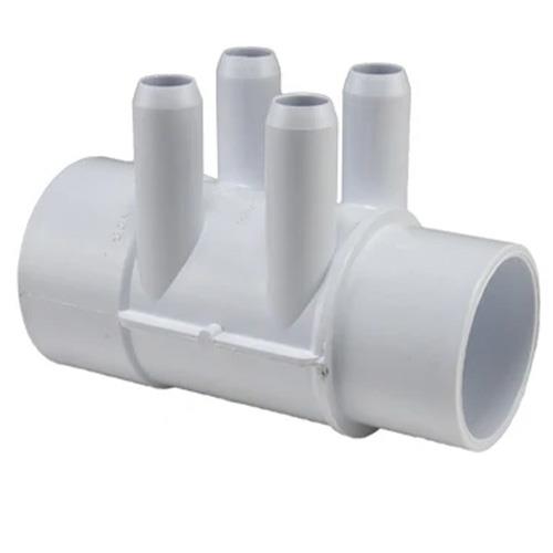 Quick Spa Parts – Hot Tub SP MANIFOLD 2"S X 2" SPG (4) 3/4" SMOOTH BARB PORTS