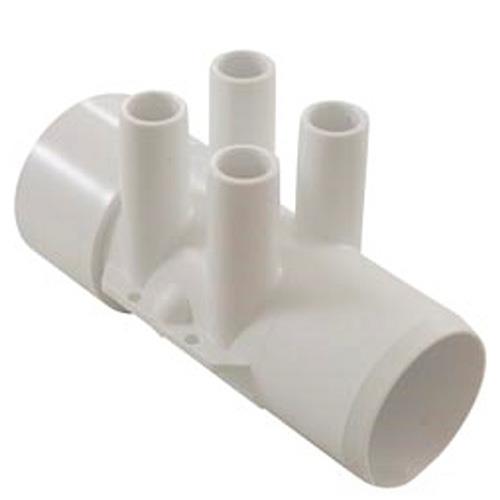 Quick Spa Parts - Hot Tub MANIFOLD, 2”SHR  X 2”SHR SCT X (4) 3/4”SB PORTS
