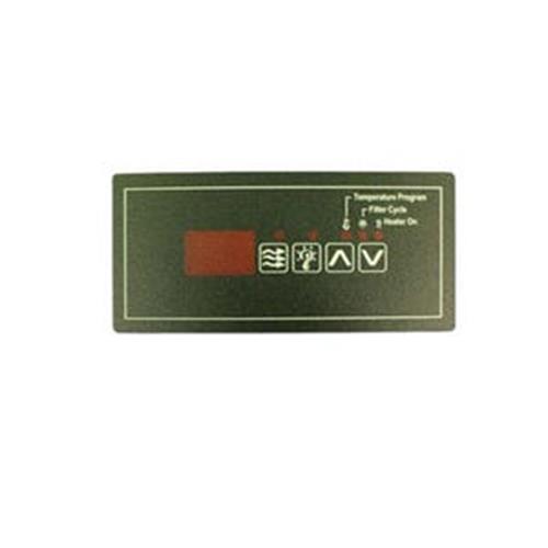 Quick Spa Parts - Hot Tub 4 BUTTON HYDRO-QUIP ECO SERIES KEYPAD OVERLAY 80-0207 4-Button, ECO-5, For 34-0207