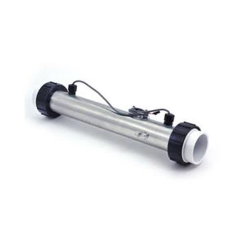 Quick Spa Parts – Hot Tub HYDRO-QUIP 5.5KW 230V FLOW-THRU HEATER 26-0071-M7-KS 5.5kW, 230V, 2" x 15"Long, w/(2) Sensors, Tailpieces