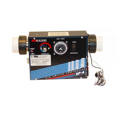 Quick Spa Parts - Hot Tub Control:Ap-4 240V, 4 Wire, With Heater 5.5Kw, Pump 1 230v, Pump 2 230v, Blower 115,