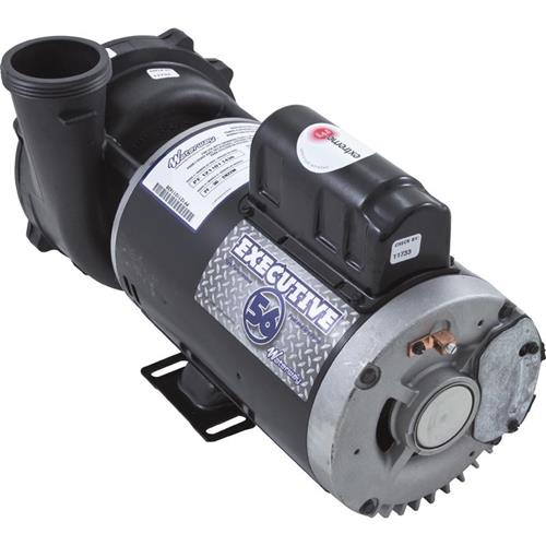 Quick Spa Parts - Hot Tub 1 SPEED - Waterway Executive 56 Frame Pump 5.0 HP 230 volts 2" x 2" 3712021-1D
